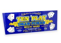 25" IGT Draw Poker Slot Machine Glass