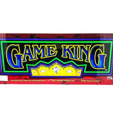 25" IGT Game King Slot Machine Glass