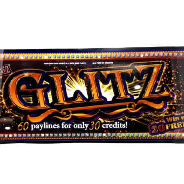 25" WMS Glitz Slot Machine Glass