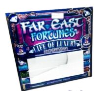 19" WMS Far East Fortunes Slot Machine Glass