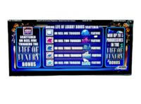 10" WMS Life Of Luxury Slot Machine Glass